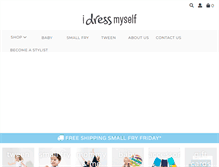 Tablet Screenshot of idressmyself.com